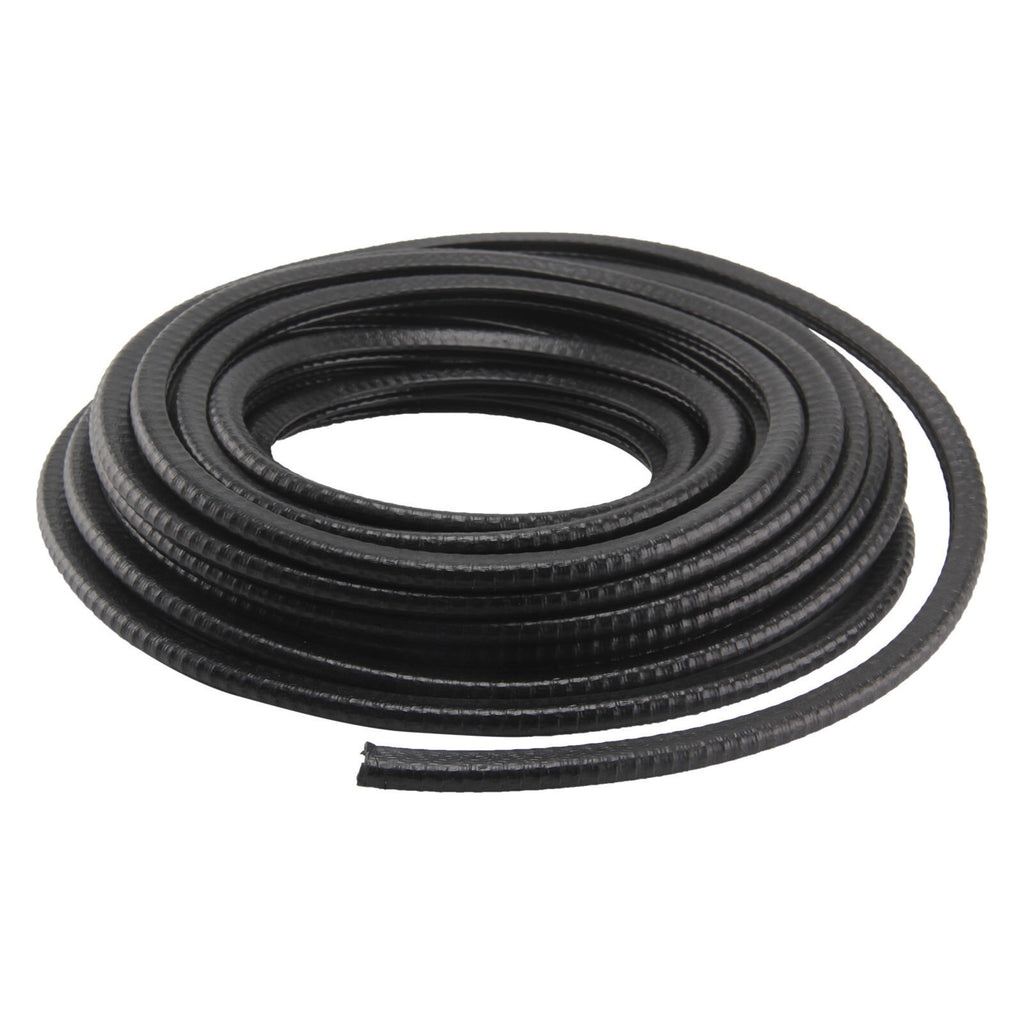 10M noir PVC porte de voiture Edge Guard U canal bande de joint en caoutchouc pour 1-2mm bords