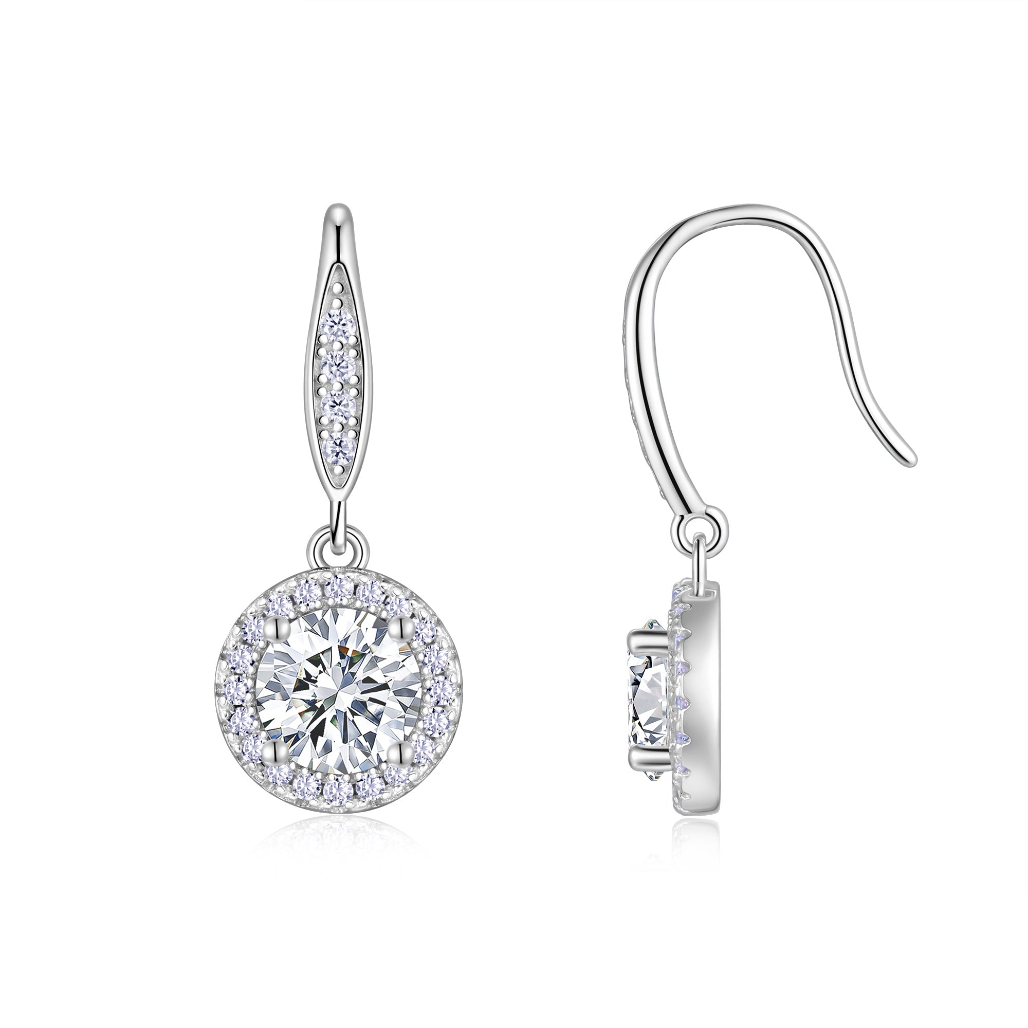 S925 Boucles d'oreilles en acier inoxydable