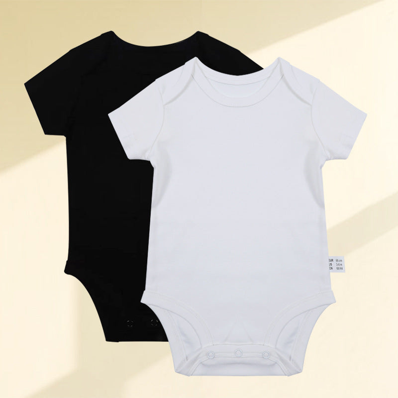 Romper Vêtements nouveau-nés 0-1 ans vieux costume de saut en couleur solide Homme et femme bébé Onesie