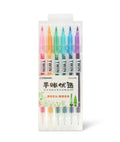 Couleur Calligraphie Art Coiffure Note Stylo