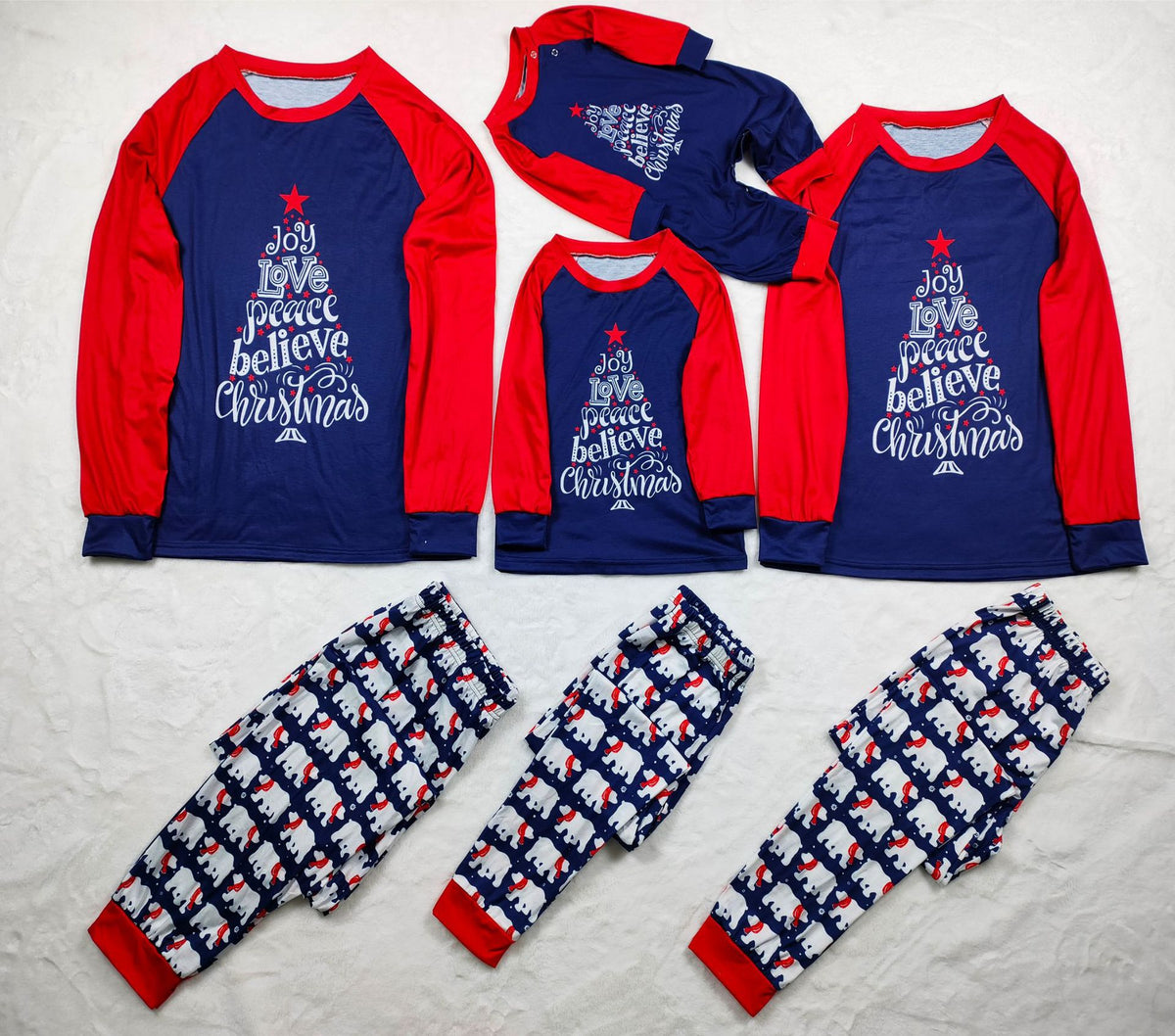 Christmas Halloween Parents and Kids Costumes Printing