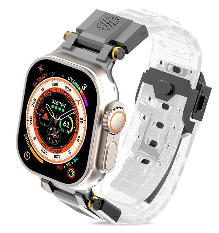The metal comes with an aromatherapy watch band