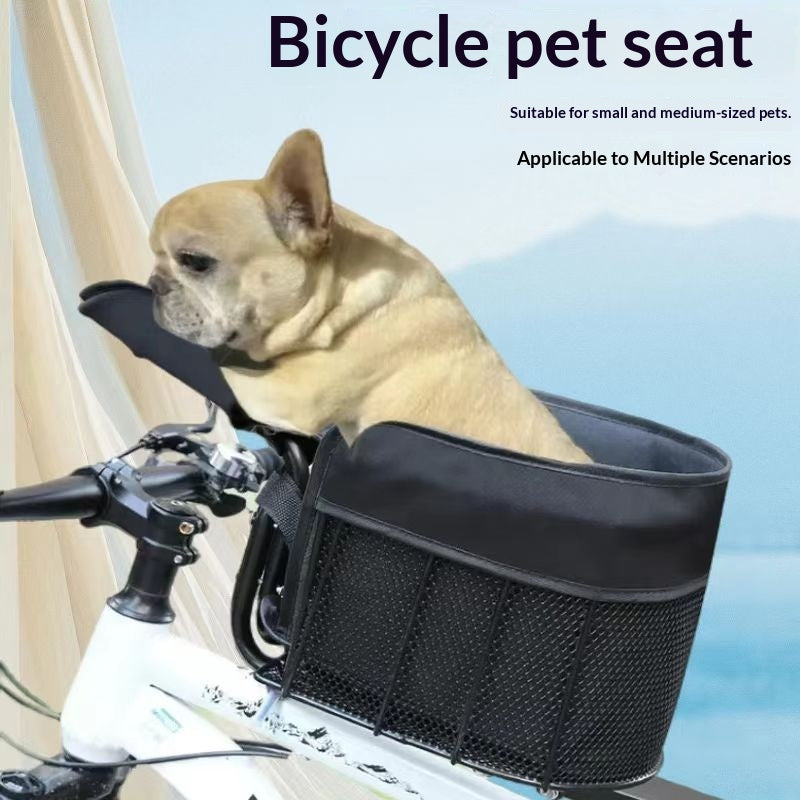 Mountain Bike Dog Carrier Panier de rangement à l'avant