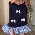 Robe de Veste Petit Chat et Chien Style Preppy