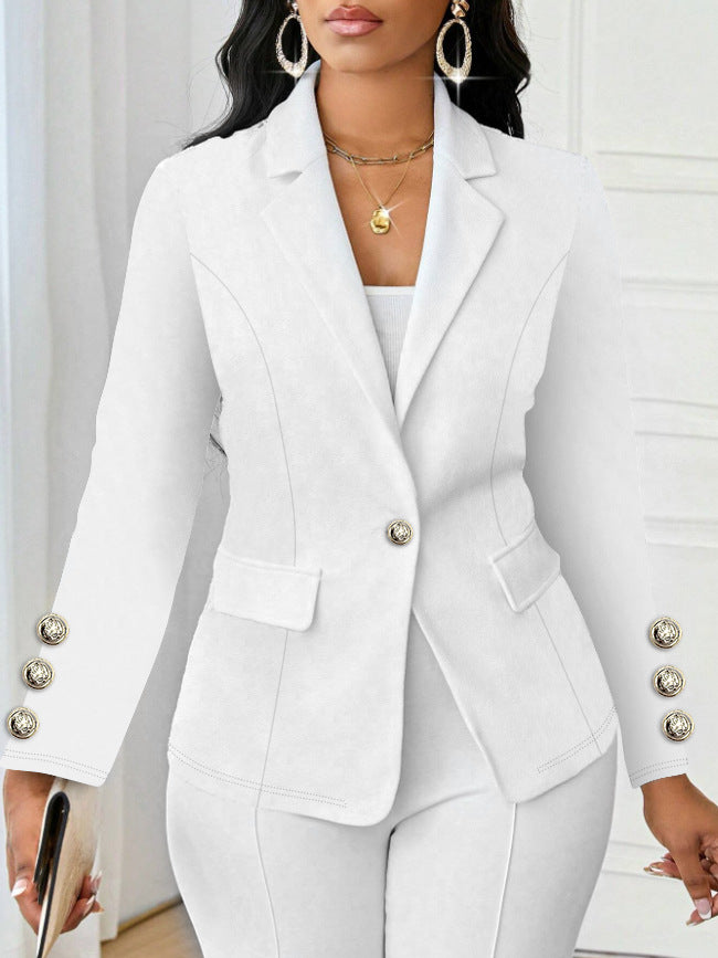 Veste de patchwork à manches longues à double manche pour femmes