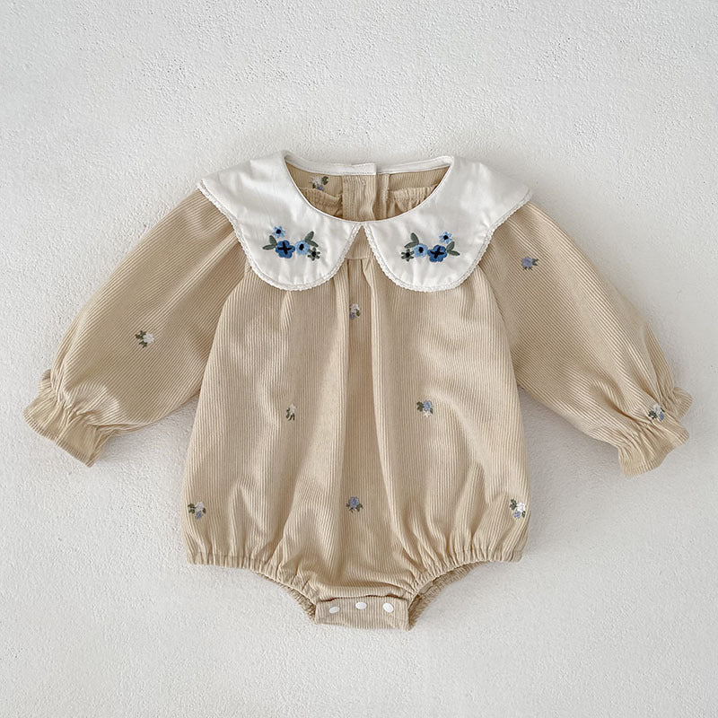Romper à manches longues de style occidental pour bébé fille