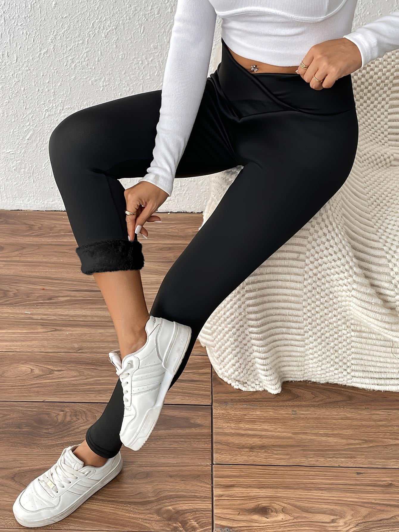 Pantalons de yoga populaires avec polaire
