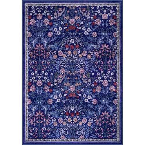 Rug vintage de style américain pour le salon non-dérapant et résistant aux taches