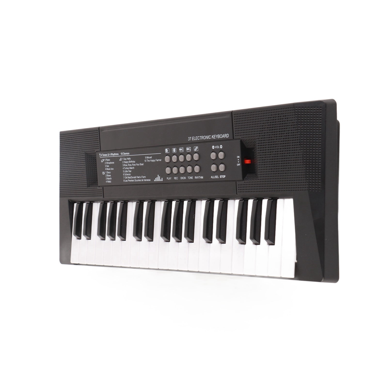 Clavier électrique 37 Clé Piano Instrument musical pour enfants Jouet Microphone Enregistrement Func