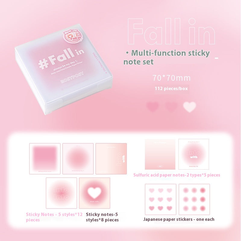 Multifunctional notepad with internal rulings