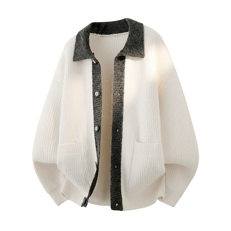 Fashionable autumn and winter cardigan for teenagers