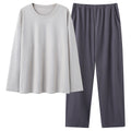 Ensemble pyjama en coton 100 hommes avec top à manches longues et pantalons longs