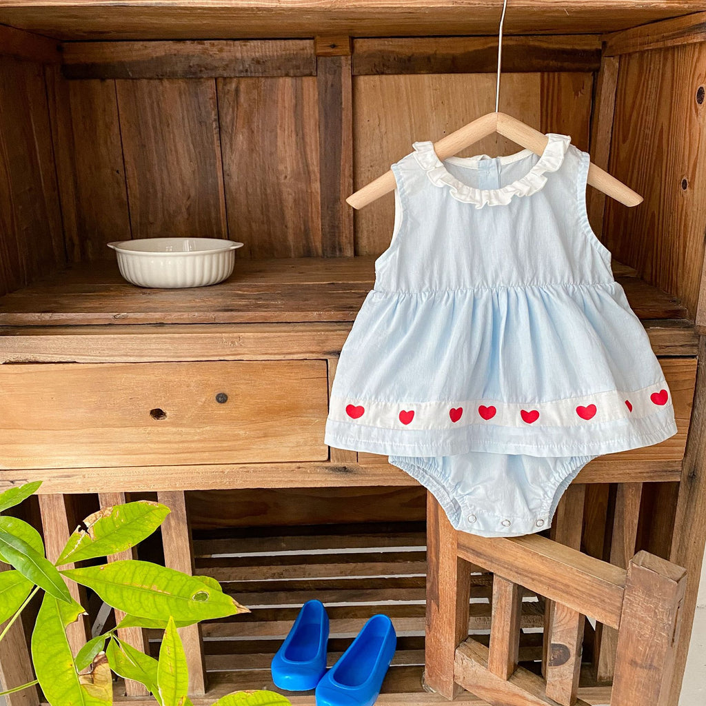 Cotton pour enfants Pitching Love combinaison de saut respirante