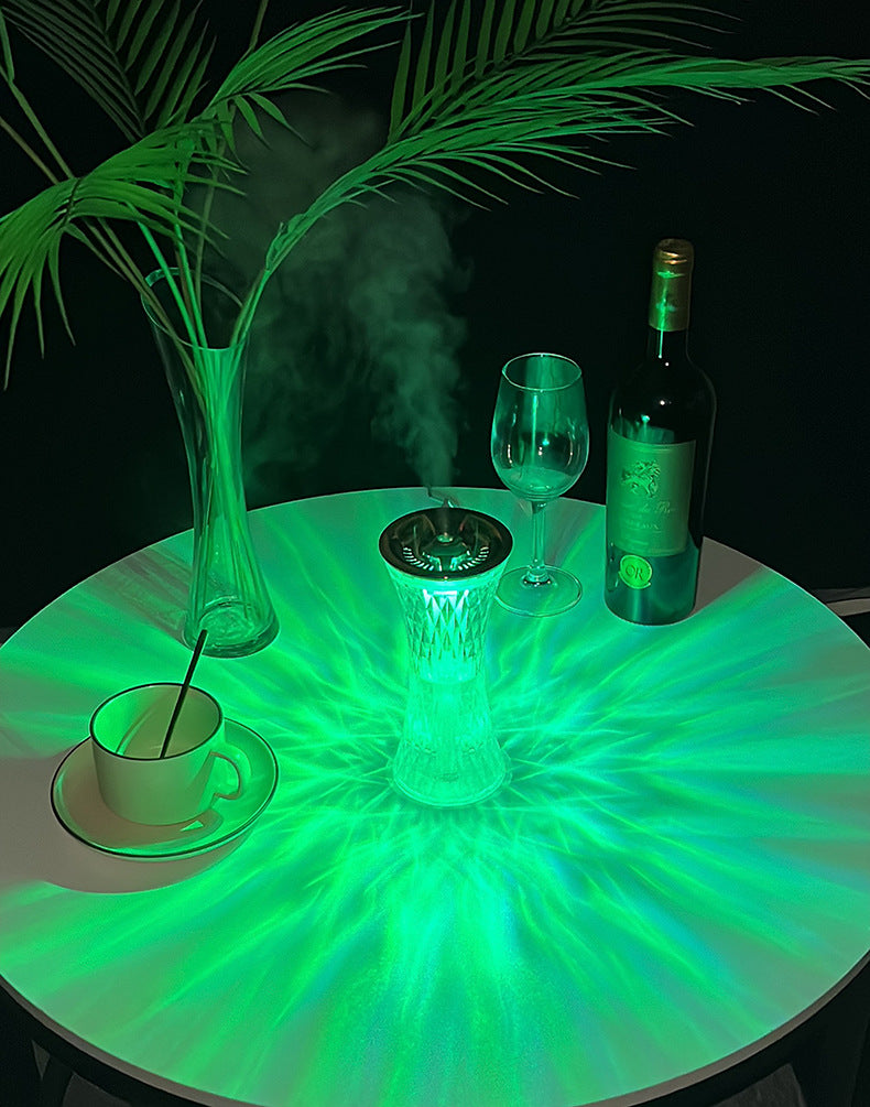 Wild Waist Humidifier Bureau Atomiseur Romantique Atmosphère Lampe cristal Lampe de nuit