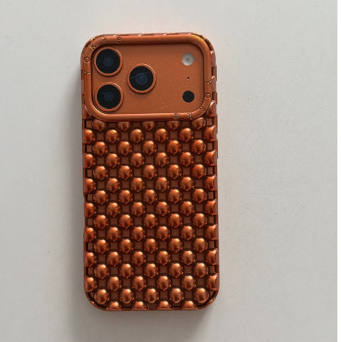 Electroplated Solid Color Pearl Phone Case