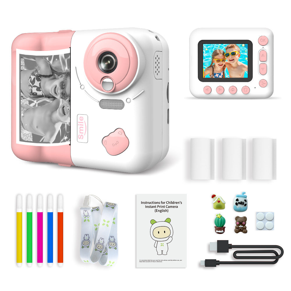 Caméra pour enfants 1080p Selfie HD Vidéo Polaroid