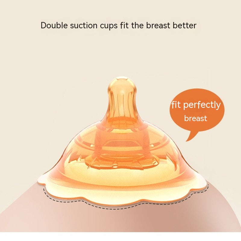 Mamelon d'alimentation interne de correction à double couche en silicone