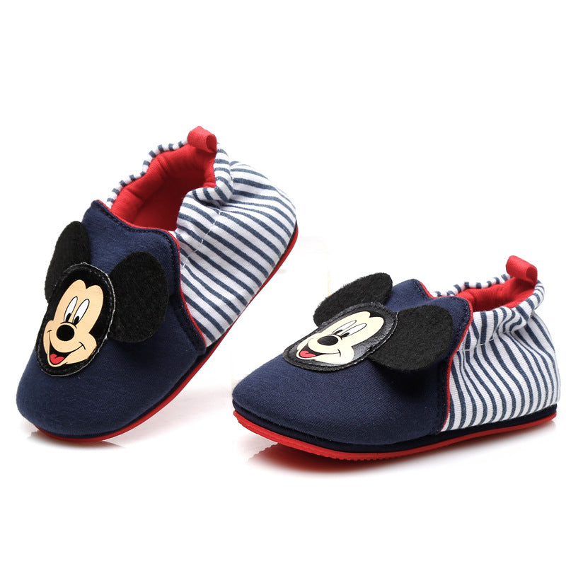 Bébé Soft Bottom Chaussures pour tout-petit 0-1-2 ans Vieux Garçons et Filles Mode Accueil Non-dérapant