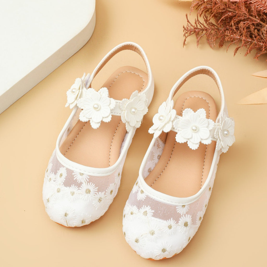 Flat Bottom Comfort Chaussures pour Han Chinese Vêtements Mesh Chaussures avec jupe