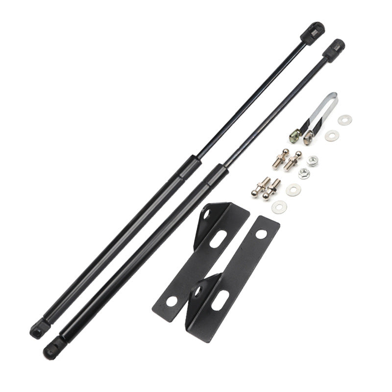 Carbon steel engine hood support rod