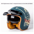Casque de moto Casque de moto homme et femme voiture électrique Gants intégrés