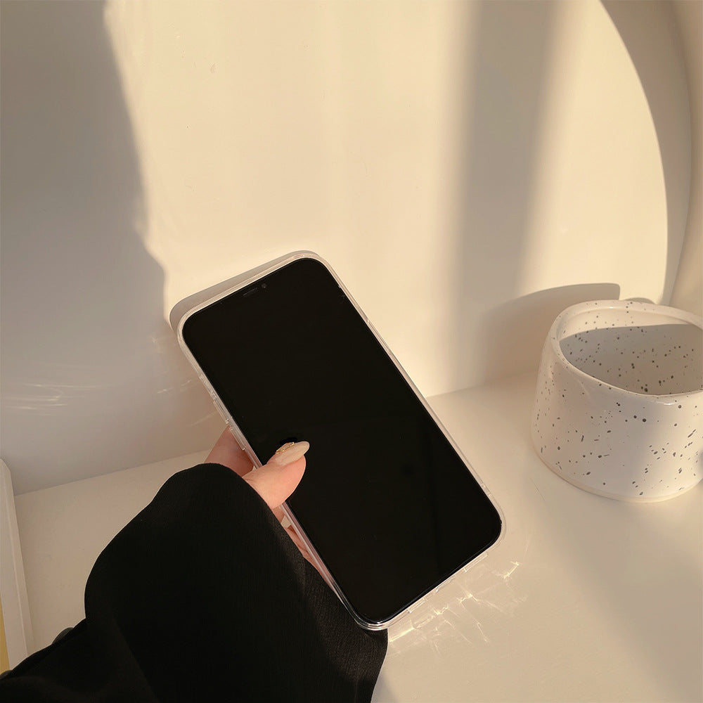 Cas de téléphone en silicone imprimé de dessin animé créatif