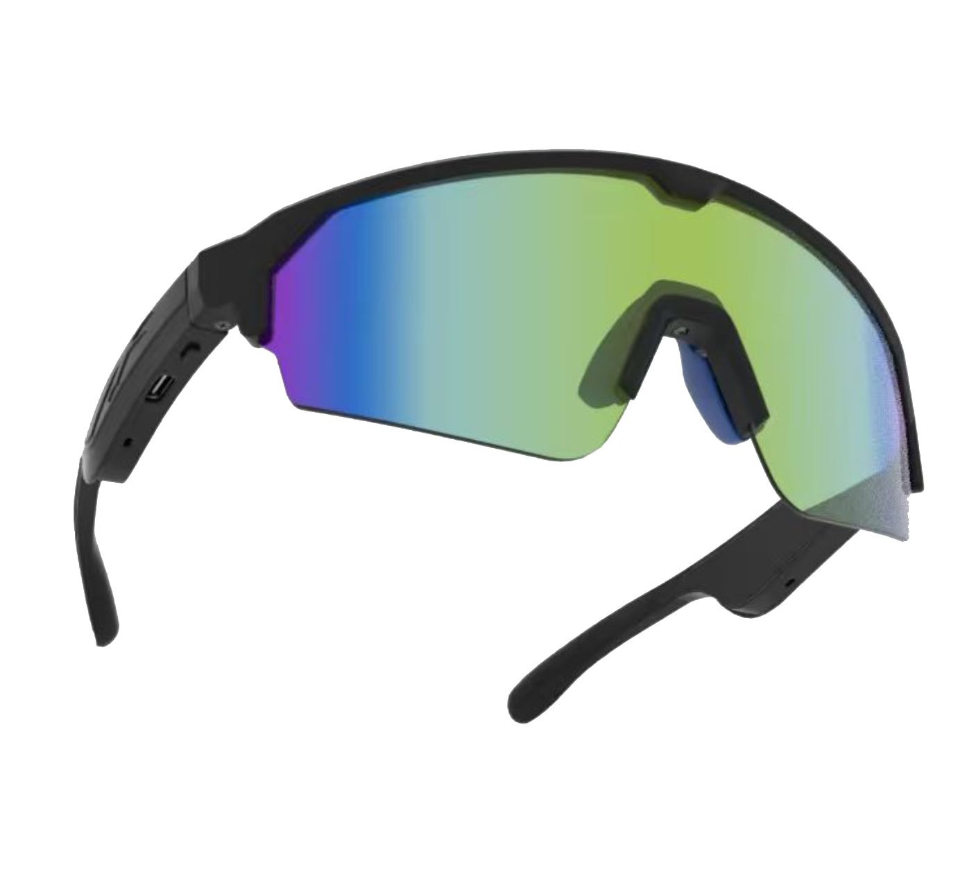 Lunettes de soleil de vélo intelligentes UV400 Anti-UV Windproof Outdoor Road Bike Sports Lunettes de soleil Wirel