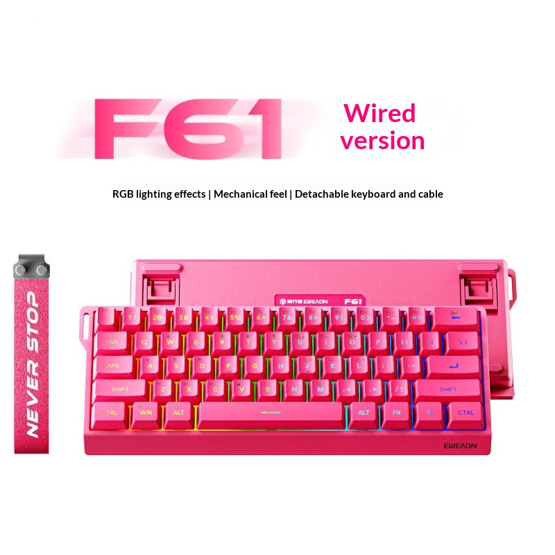 Wireless Keyboard and Mouse with a Mechanical Feel
