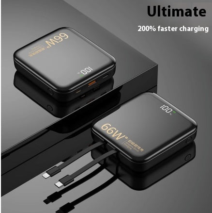 Charge grande capacité Super rapide avec câble Power Bank