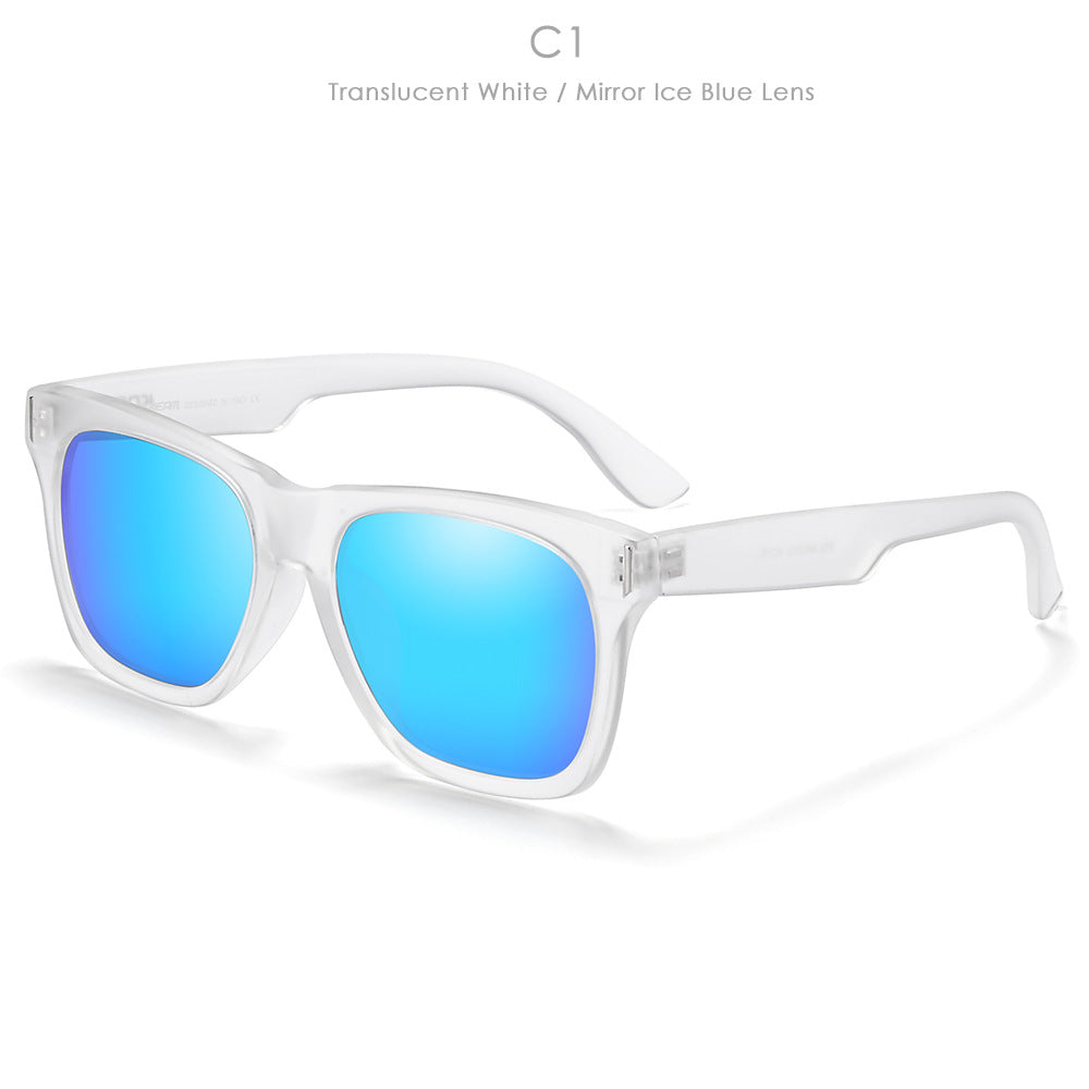 Lunettes de soleil polaires carrées classiques Unisexe