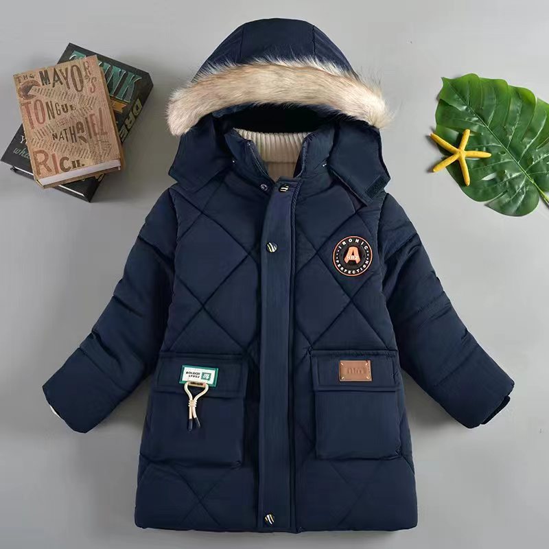 Veste en coton rembourrée épaisse pour les garçons