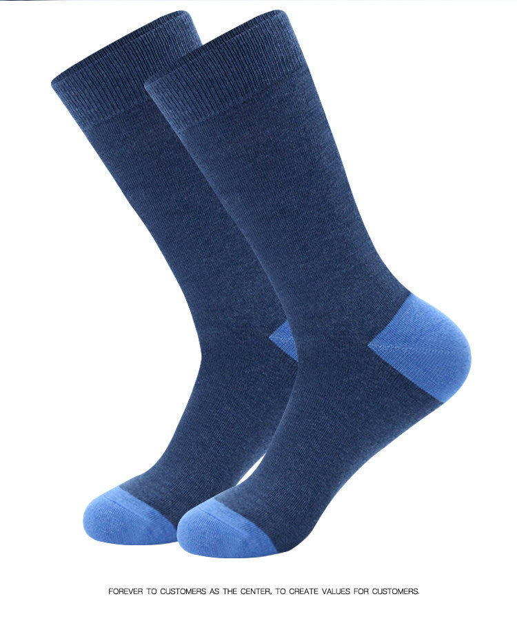 Chaussettes en coton rayé Homme Plus Taille