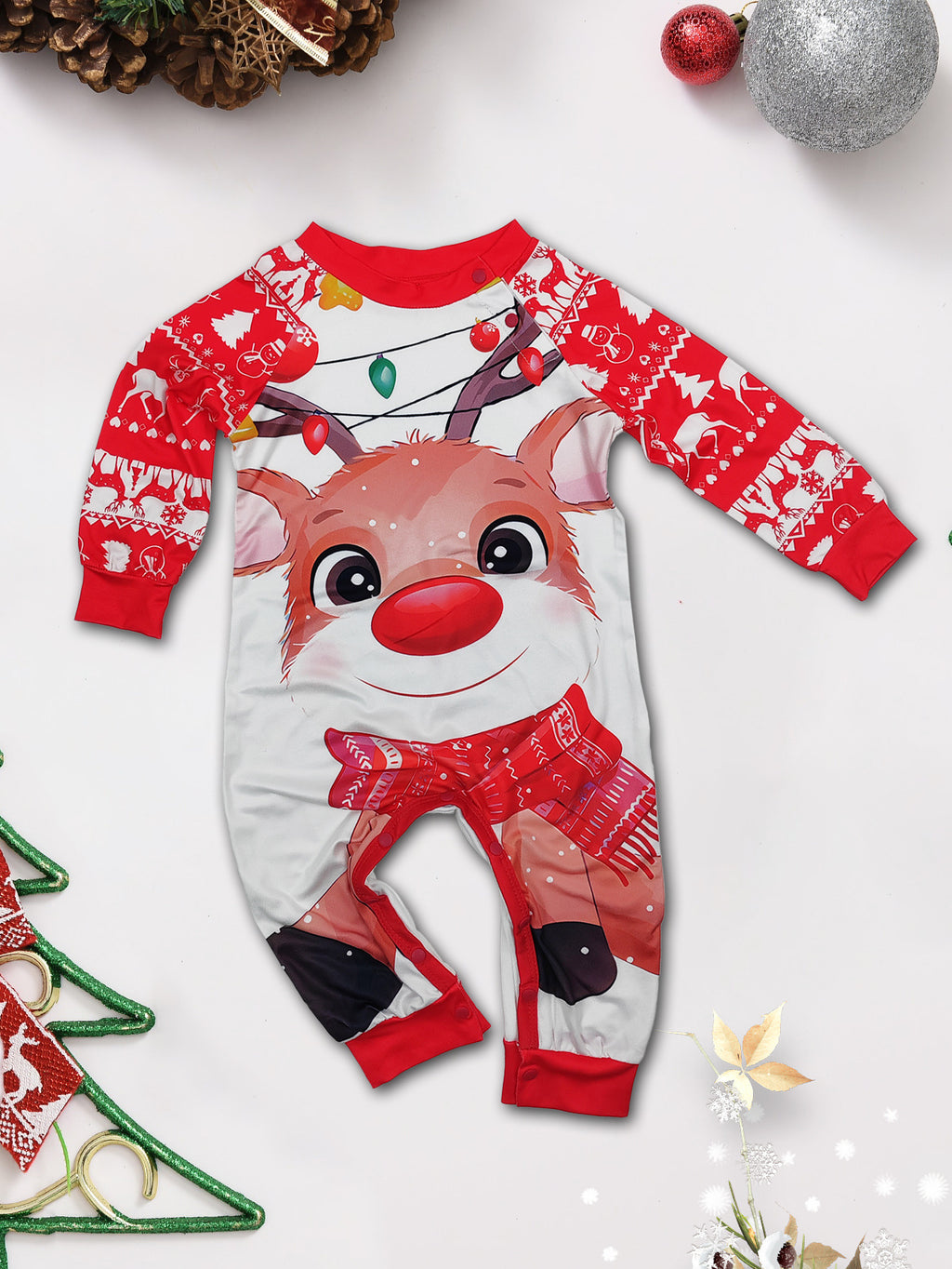Vêtements de maison parents-enfants de Noël