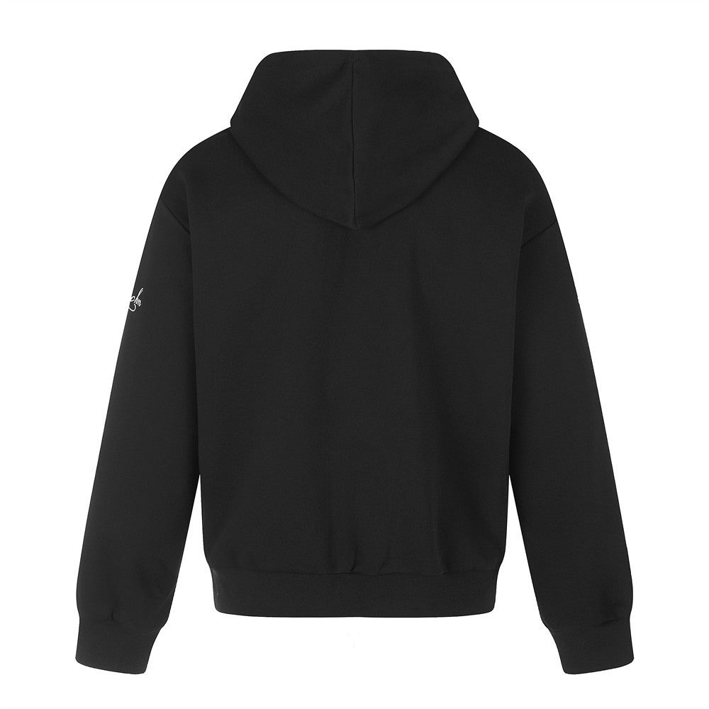 Sweat-shirt à capuche à capuche à deux seins style designer