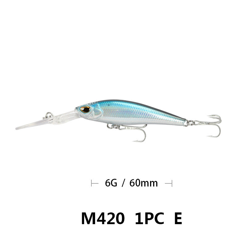 Lua Bait Fishing Minnow 6g 9cm Long-Tongue Plate Scuba Minnow Lua Bait