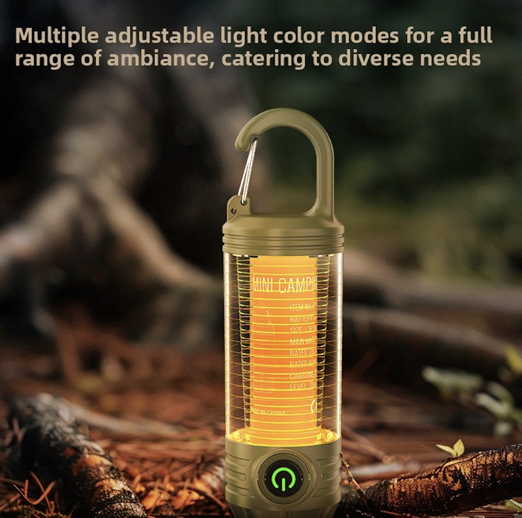 Lumière de camping en plein air multifonctionnelle