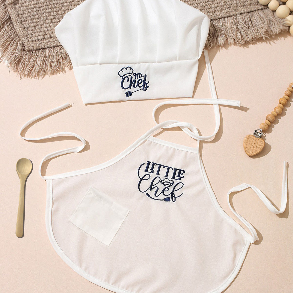 Bébé de 1 mois Photo Outfit Chapeau haut en dentelle Broderie petit chef costume