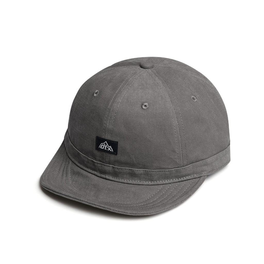 Couleur Solide Homme Rond-top cousu Lettre d'étiquette Brim Casual Style Cap de baseball Suitabl