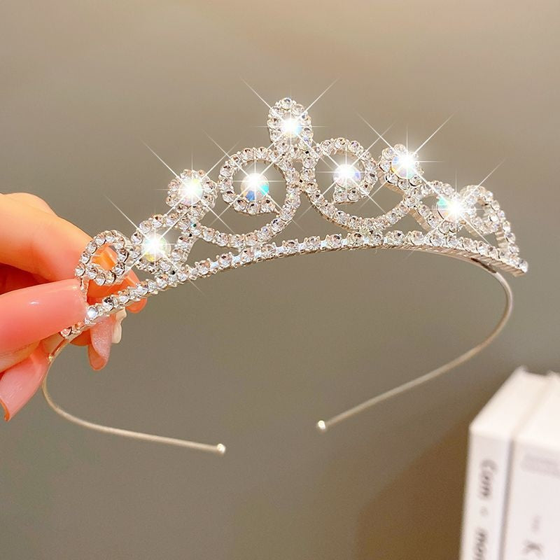 Clip de cheveux princesse couronne pour enfants