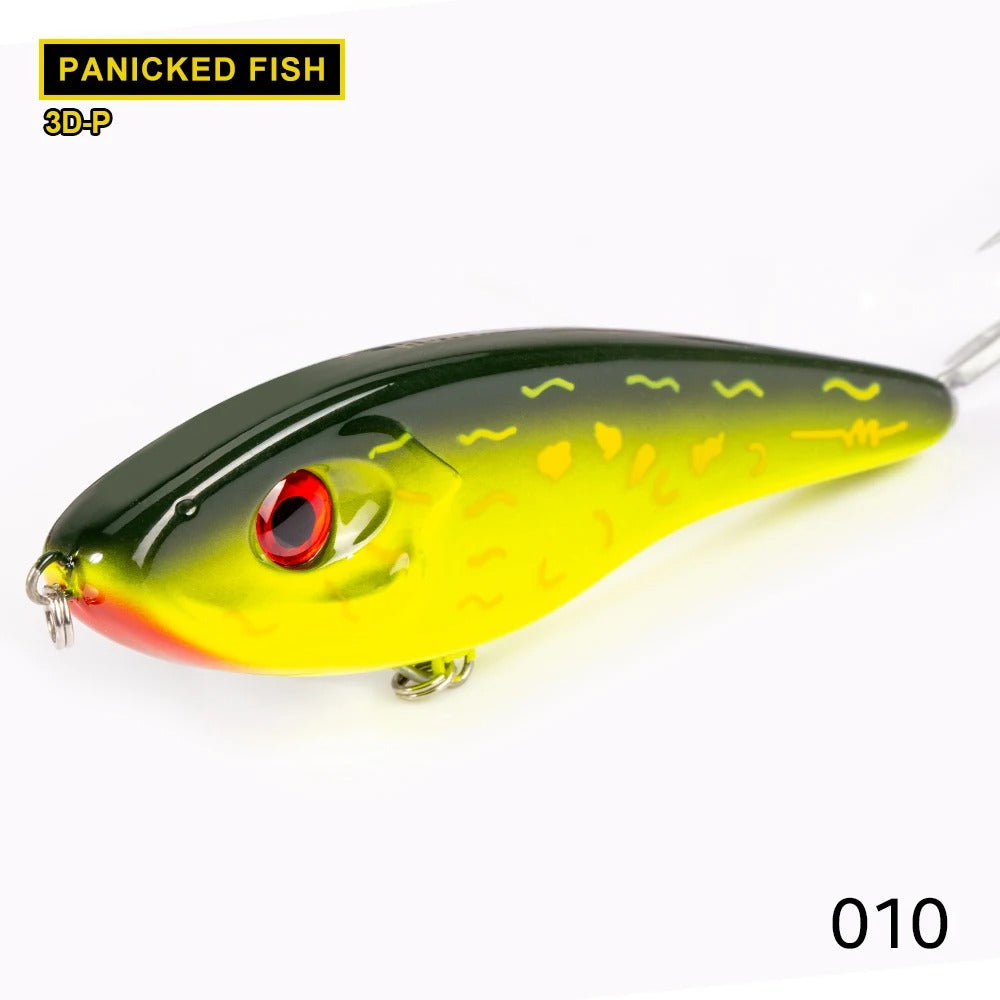 Bait de chien de bruit couleur bionique lente et lourde pompe arrêt VMC Fishhook
