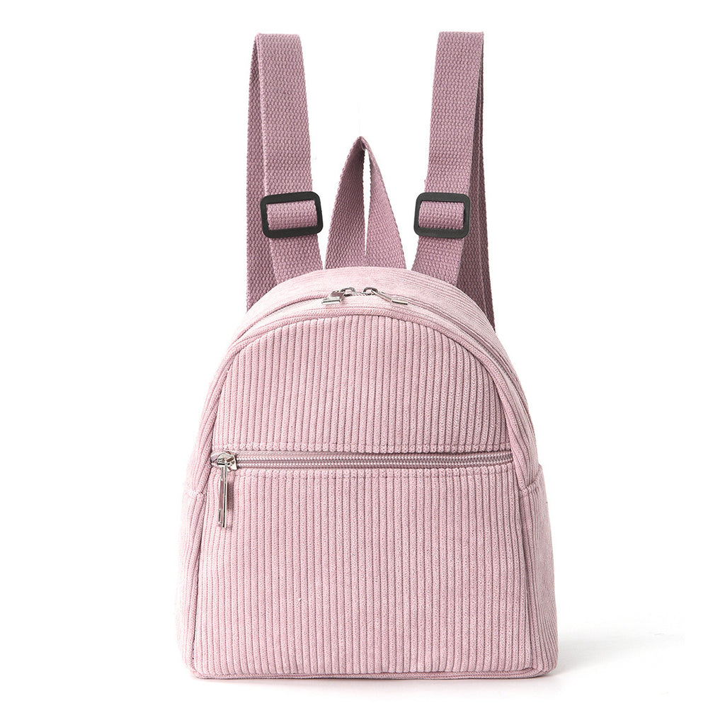 Sac à dos Mini Couleur Clair Multi Couleur Sac à dos Mode Corduroy Sac à dos Simple Casual Hommes