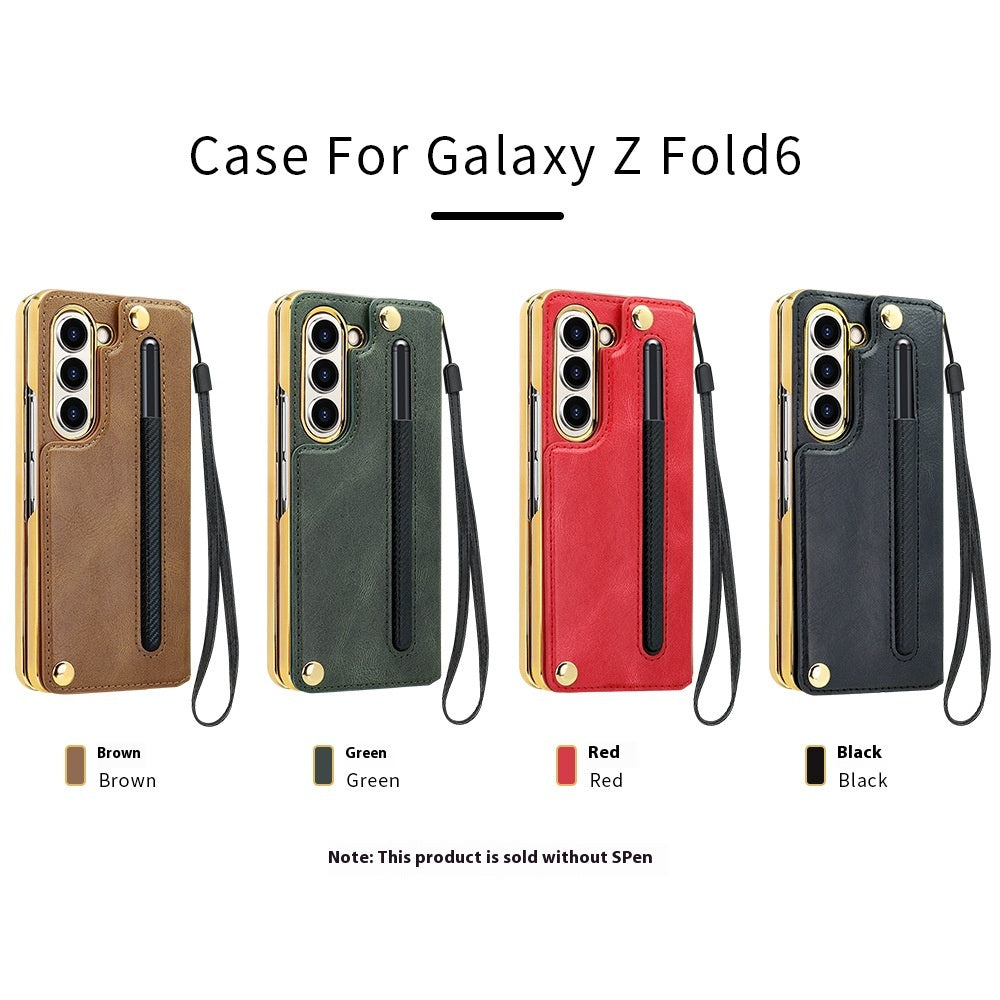 Coque de téléphone Support de film trempé avec fente de stylo