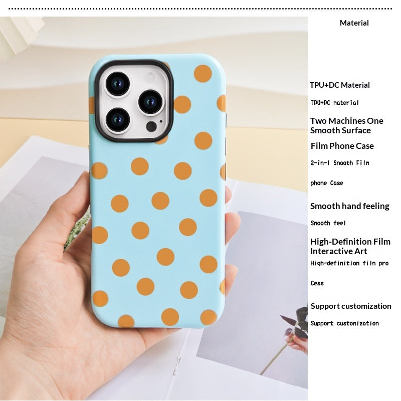 Film Glossy Two-in-one Phone Drop-proof Case