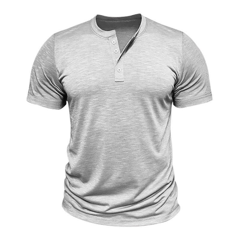 T-shirt pour homme Henley Shirt Amazon Top
