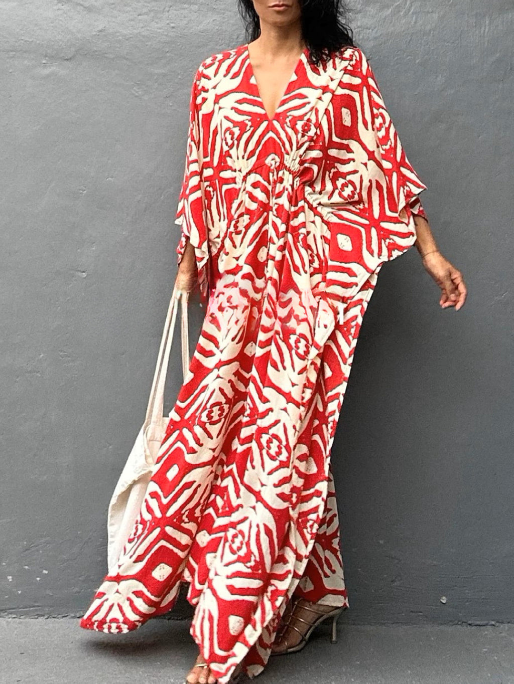 Drawstring Beach Cover-up Sun Protection Vêtements Blouse