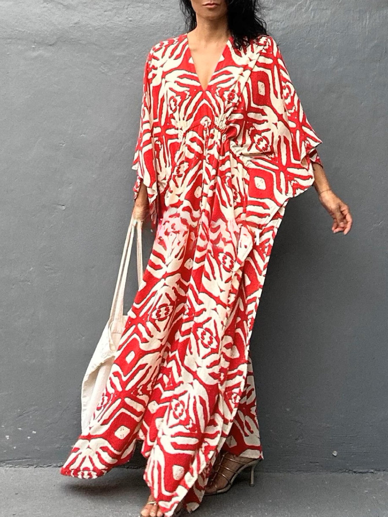 Drawstring Beach Cover-up Sun Protection Vêtements Blouse
