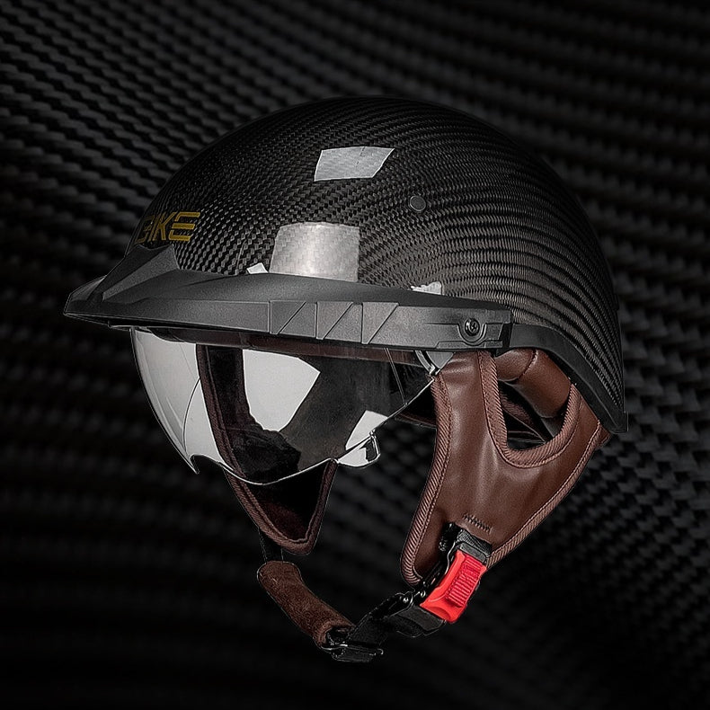Casque de moto en fibre de carbone 3C