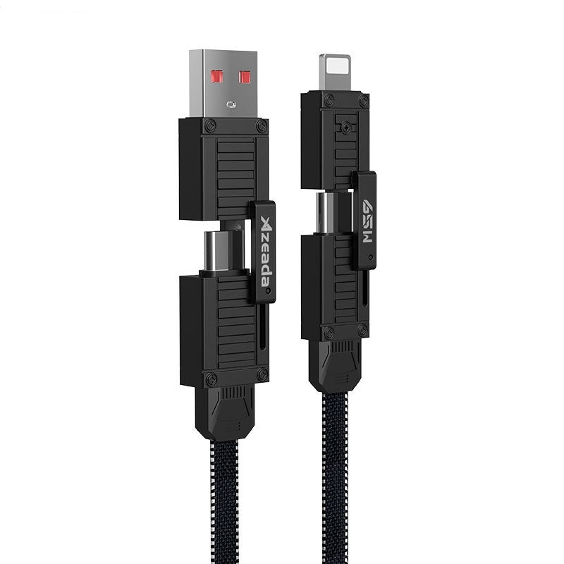 Azeada 65W câble de données de téléphone mobile deux Drag deux Super rapide charge