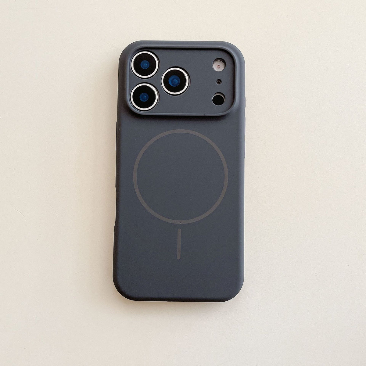 Precision Cut Silicone Magnetic Button Phone Case