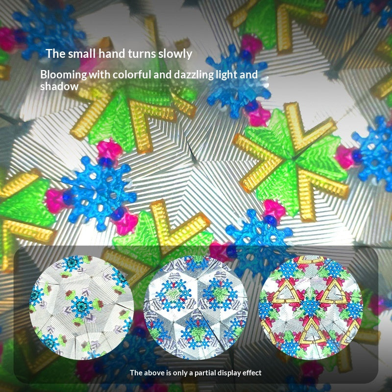 Kaléidoscope multifonctionnel Jouet éducatif pour enfants Prisme triangulaire